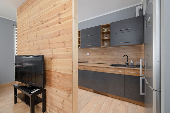 Apartamento, 2 quartos, sacada | Sala de estar