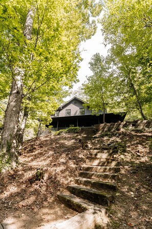 Property grounds - Hot tub, Mins to AVL & Blk Mtn, Fire Pit, Games, Pet Friendly
 (Black Mountain)