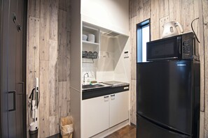 클래식 하우스 | 전용 주방 | 냉장고, 전자레인지, 쿡탑, 전기 주전자