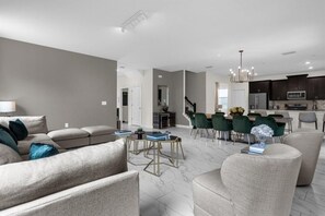 House, Multiple Bedrooms | Living area - 7 Bedrooms Storey Lake Resort Home (Kissimmee)