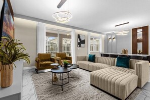 House, Multiple Bedrooms | Living area - 9 Bedroom Champions Gate Home by RedAwning (Kissimmee)