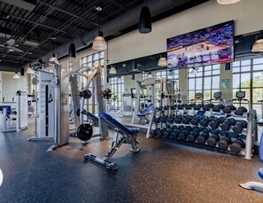 House, Multiple Bedrooms | Fitness facility - 9 Bed 6.5 Bath Solara Resort 9 Bedroom Home by RedAwning (Kissimmee)