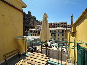 Apartment, 2 Schlafzimmer, Terrasse, am Strand | Terrasse/Patio