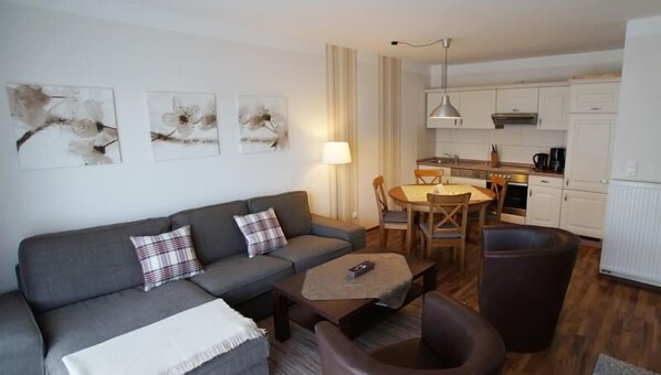 TV, DVD player, stereo