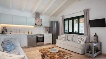 Apartamento conforto | Área de estar | Smart TV, Netflix, serviços de streaming