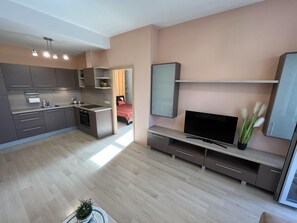 Departamento, 1 cama King size y sofá cama | Interior