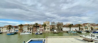 Terrasse du Port – Vue canal, plage à pied