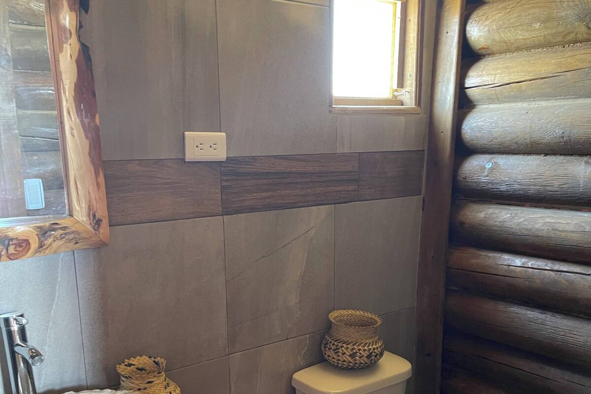 Family Cabin, 1 Queen Bed with Sofa bed | Bathroom | Towels