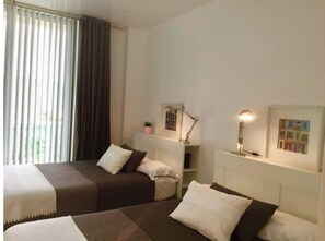 1 bedroom, in-room safe, iron/ironing board, travel cot
