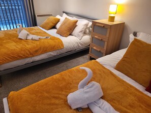 公寓 | 2 多间卧室、熨斗/熨衣板、免费 WiFi、床单