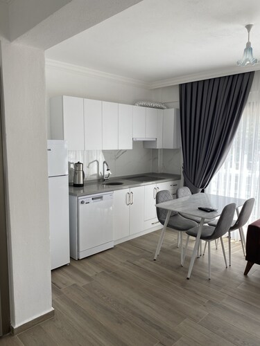 New, bright 1+1 flat in Oludeniz with a view.