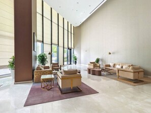 Lobby - Elegant Apartment Amidst Vibrant Area With Balcony (Dubai)