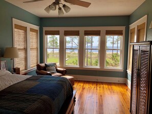 4 bedrooms, desk, iron/ironing board, travel crib - Upscale Beachfront Family Home on Carrabelle Beach-Florida's Least Crowded Beach (Carrabelle)