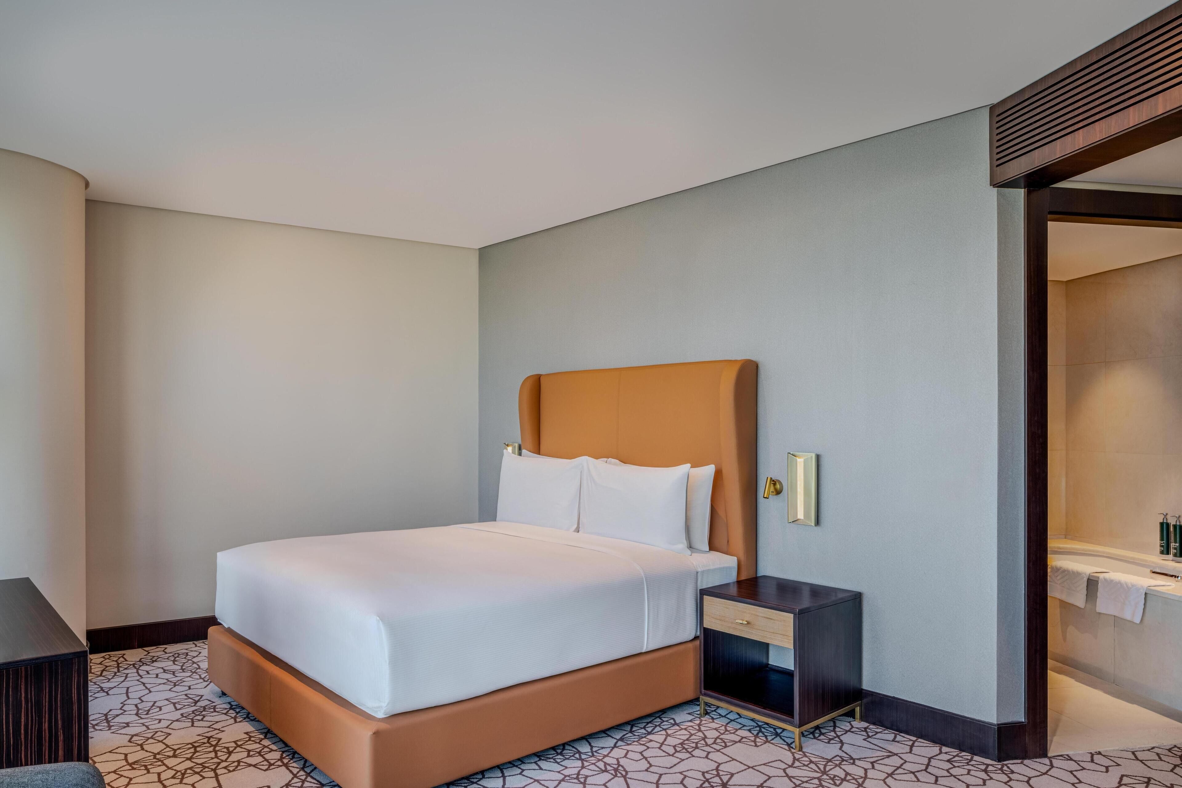 Suite, 2 Bedrooms (Lounge Access) | Minibar, in-room safe, desk, laptop workspace