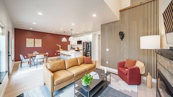 Télévision, cheminée