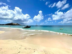 On the beach