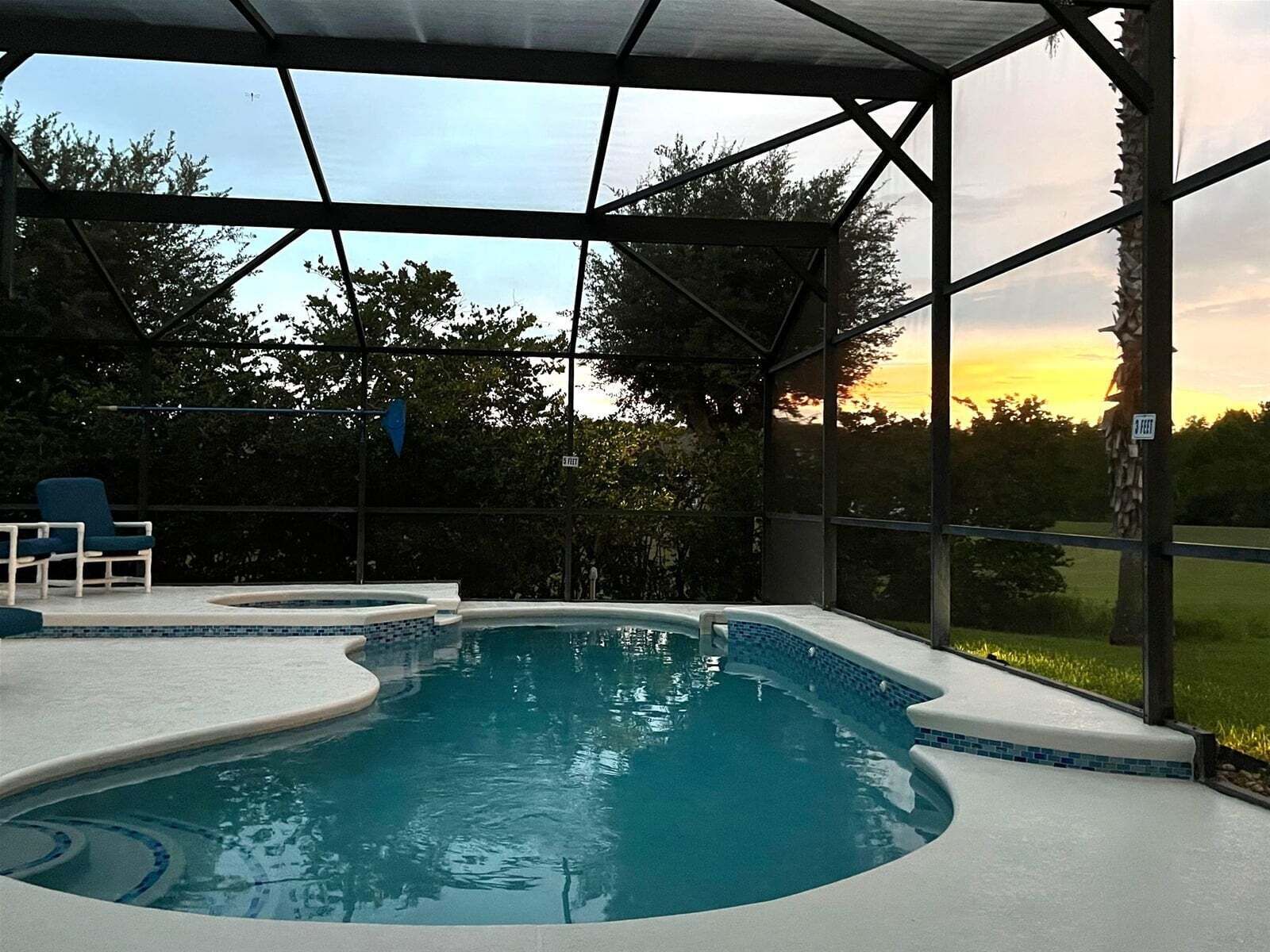 Beheizter Pool