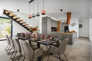 Dining - Villa de la Vie with Heated Swimming Pool (Sveti Bartul)