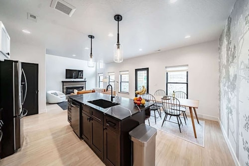 Basecamp Stays: Unique Home w/ A/C, Patio, Garage
