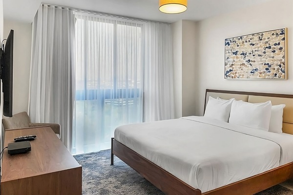 Bedroom. Interior and views may vary based on location and availability.