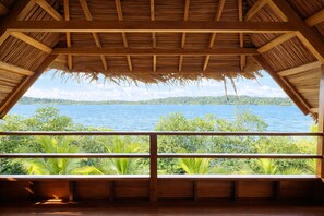 Superior Bungalow (Waterfront ) | Balcony view -  Akwaba Lodge Island Boutique Hotel (Bastimentos)