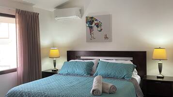 2 bedrooms, iron/ironing board, travel crib, WiFi