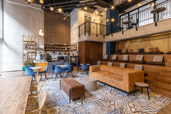 Sala de estar en el lobby