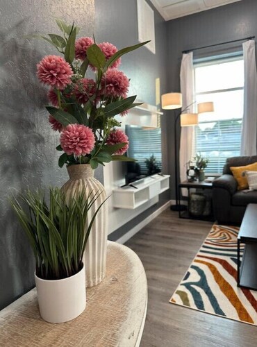 Downtown Mena apartment with hot tub and open concept