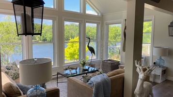 Smart TV, chimenea, videojuegos y libros