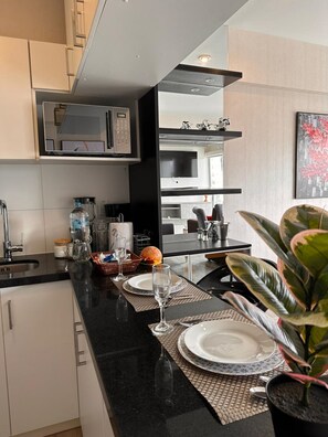 Fridge, microwave, oven, stovetop - Brand new apartment with 2 bedrooms near to Miraflores (Barranco)