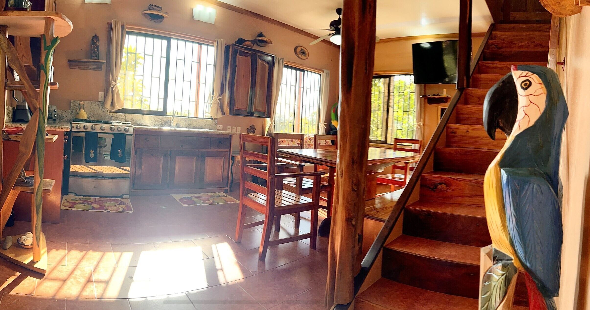 Deluxe House, Sea View | Living area