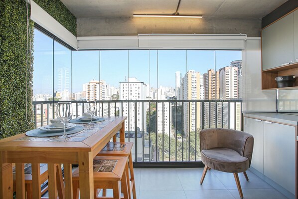 Apartamento luxo | Opções para refeição