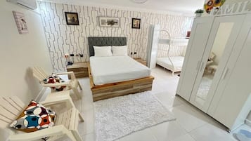 Family Room | Individually decorated, individually furnished, laptop workspace