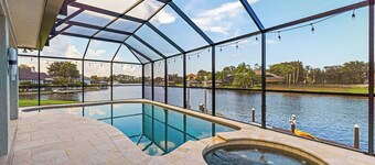 Laguna Paradiso: 180+degree views, Pool-Spa, Saltwater Dock, Fire Pit, Game Room