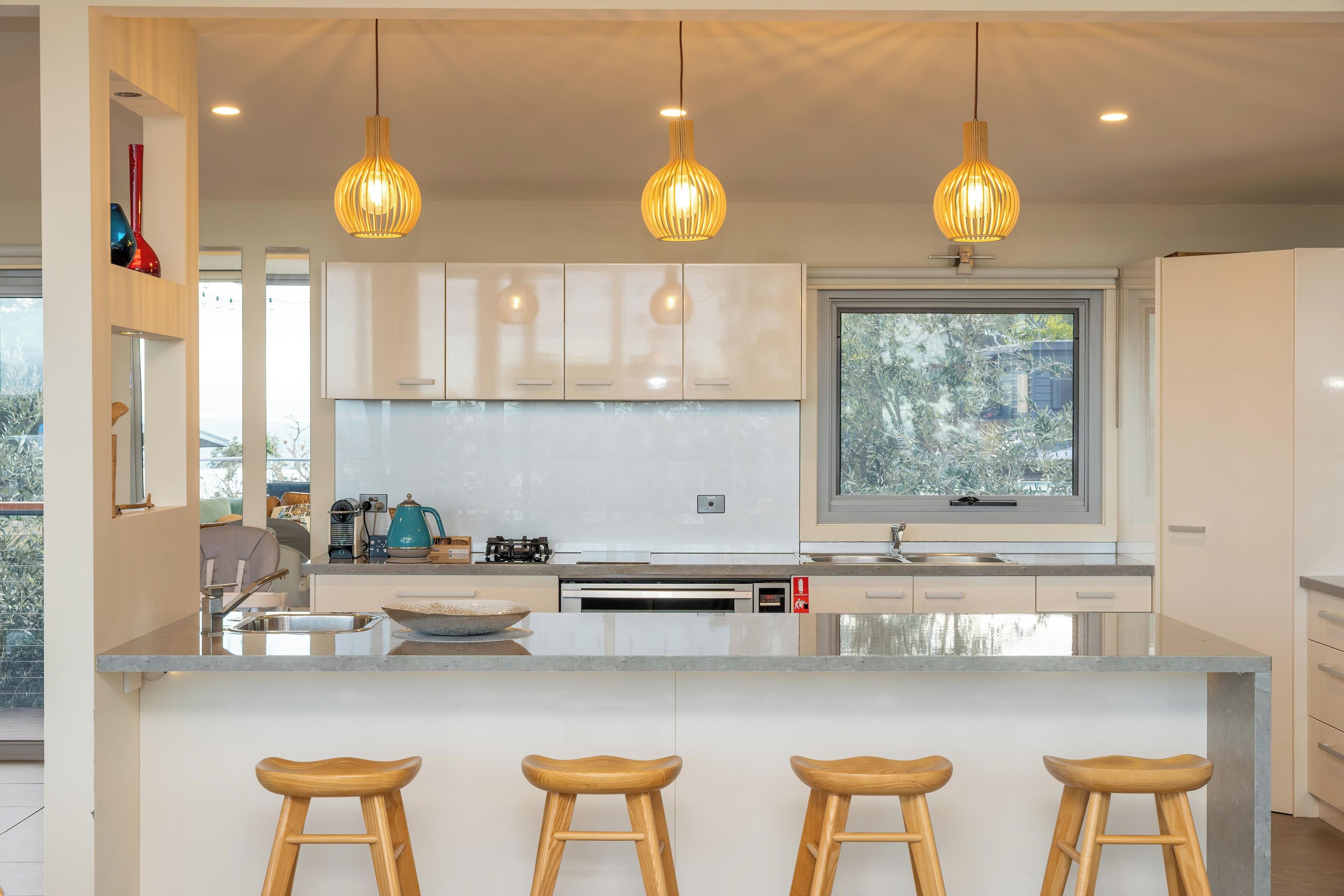 House | Private kitchen | Full-sized fridge, microwave, oven, stovetop