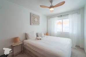 2 dormitorios, tabla de planchar con plancha, wifi gratis y ropa de cama