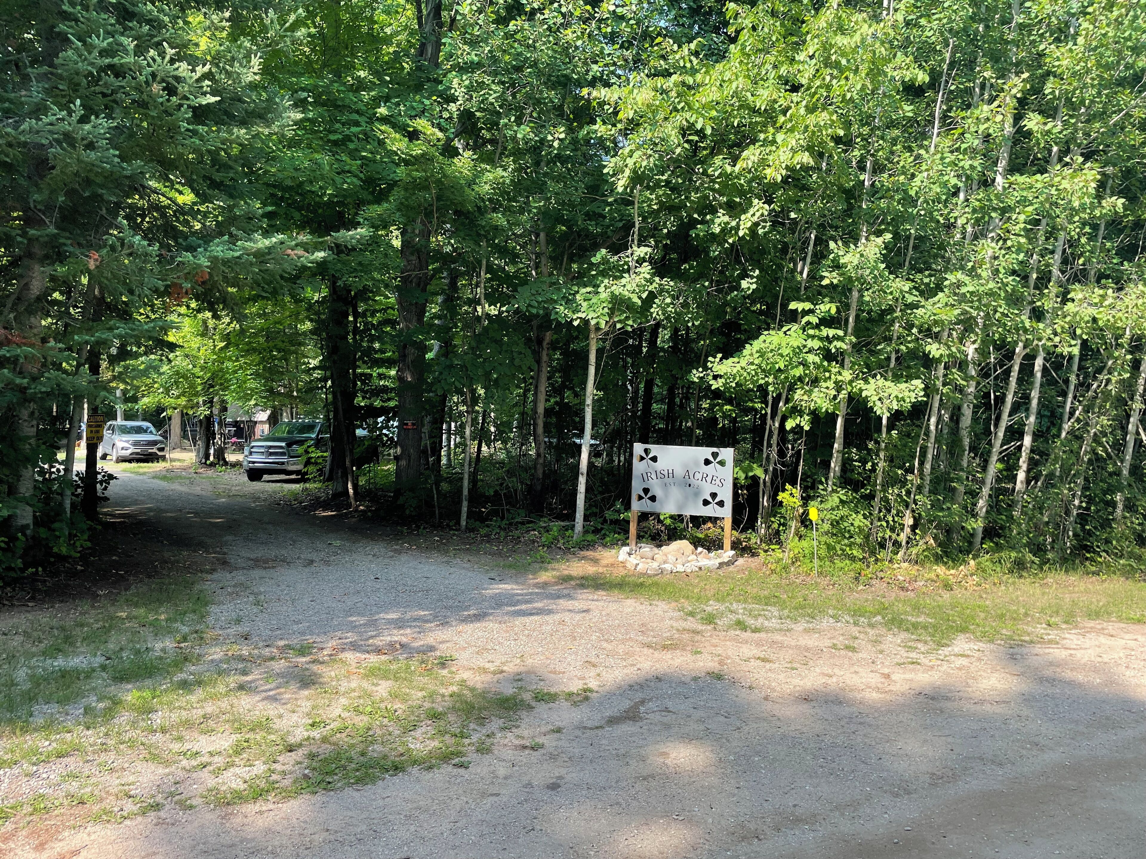 Welcome to Irish Acres Camping Retreat! Nestled in the woods of Indian River, MI