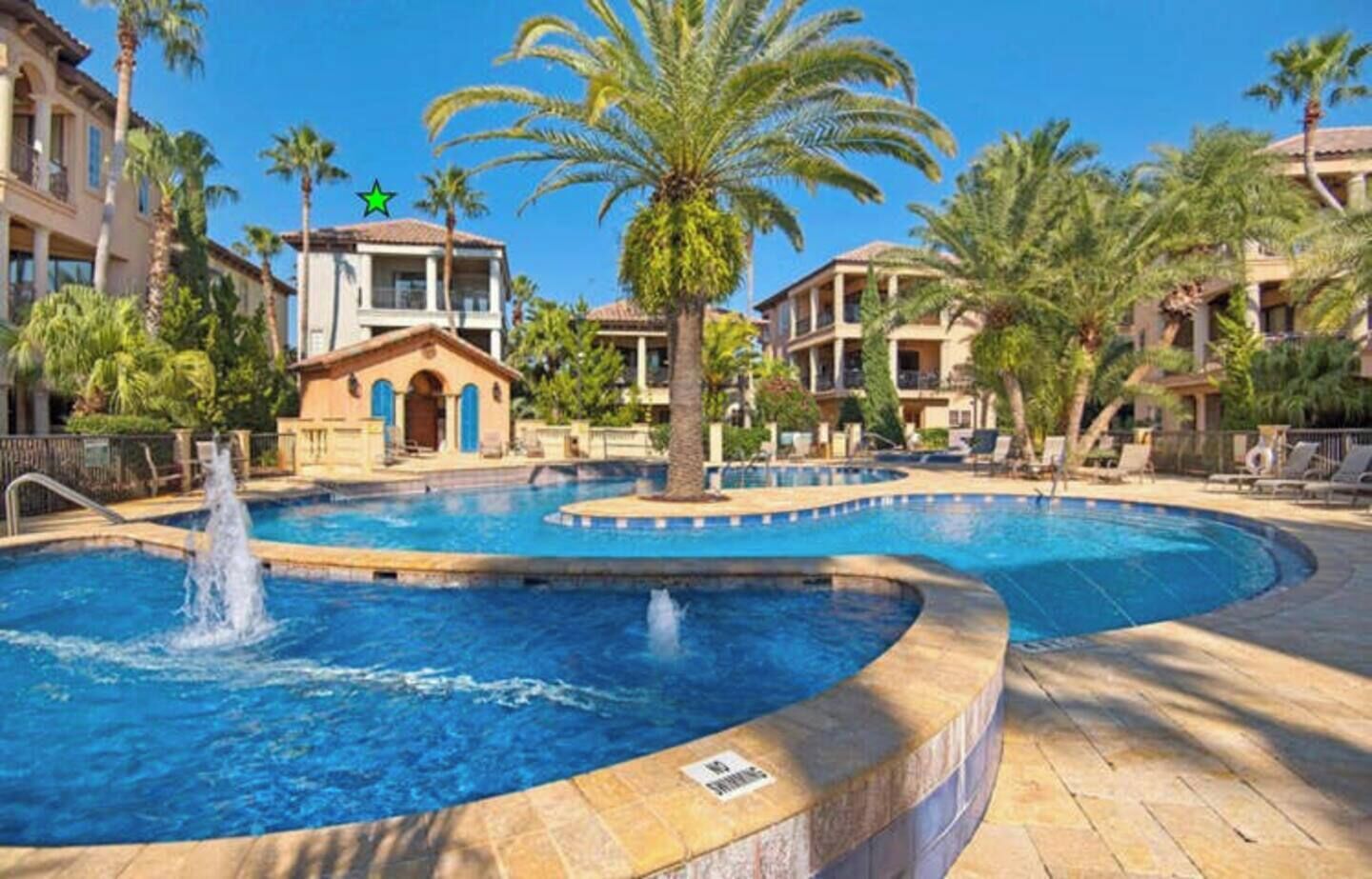 community pool area