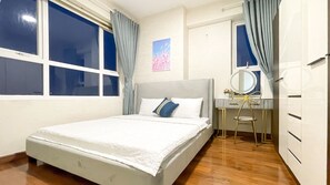 2 quartos, Wi-Fi, roupa de cama