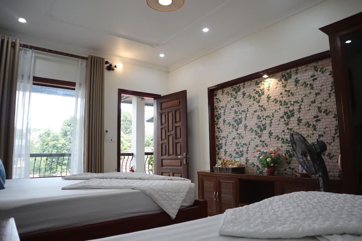 Family Room, Multiple Beds, Balcony, Poolside | Down comforters, memory foam beds, free minibar items