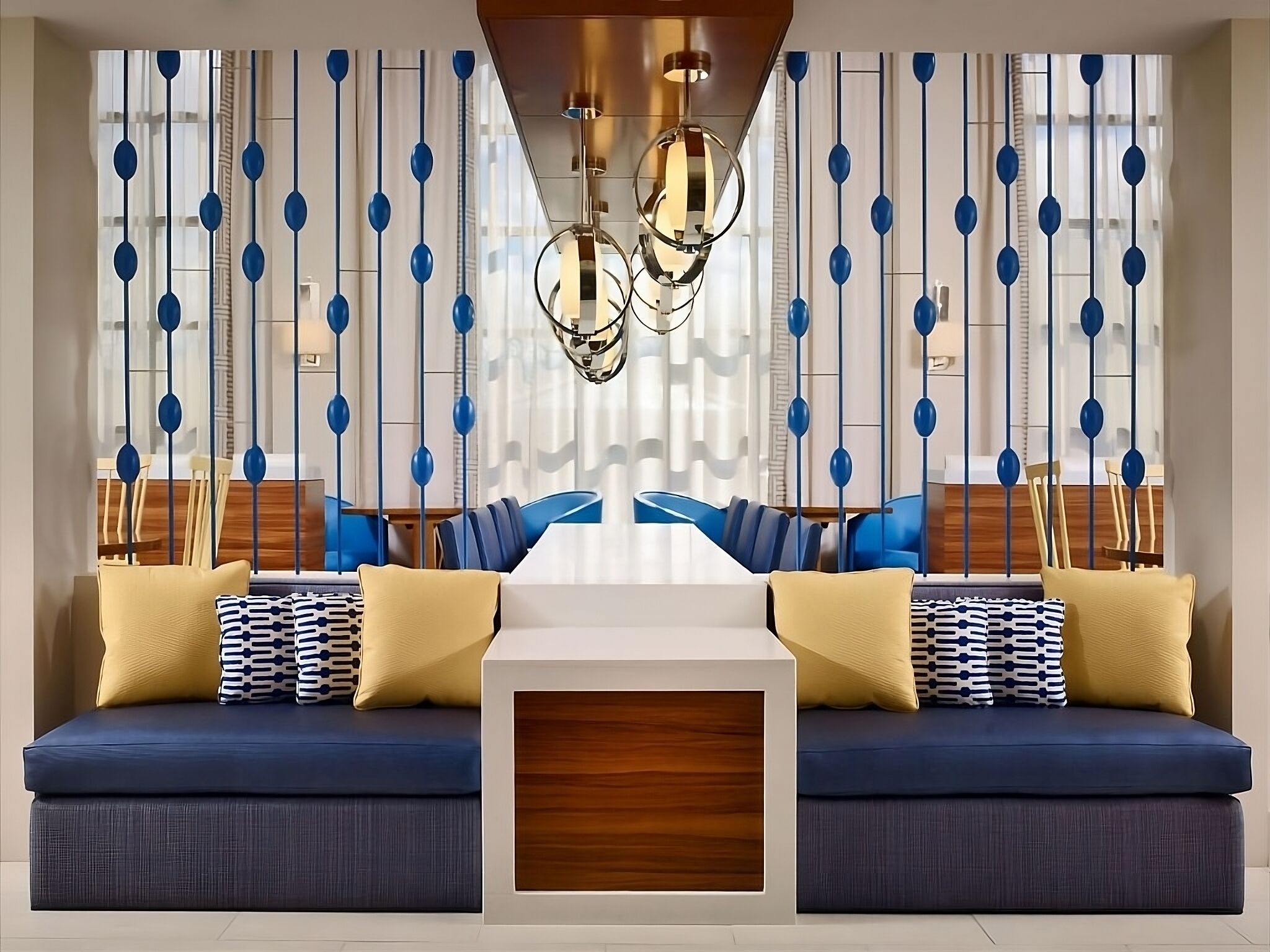 Sink into plush seating and enjoy a calm, stylish retreat.