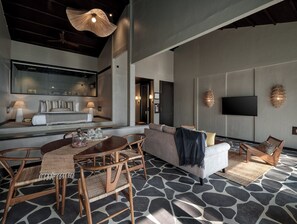 1 غرفة نوم وميني بار ومكواة/لوح كي وواي فاي مجانًا