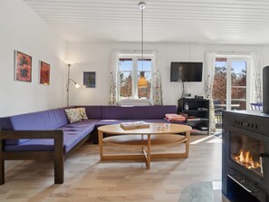 TV, fireplace, DVD player