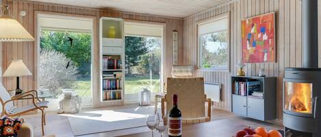 تلفزيون، مدفأة