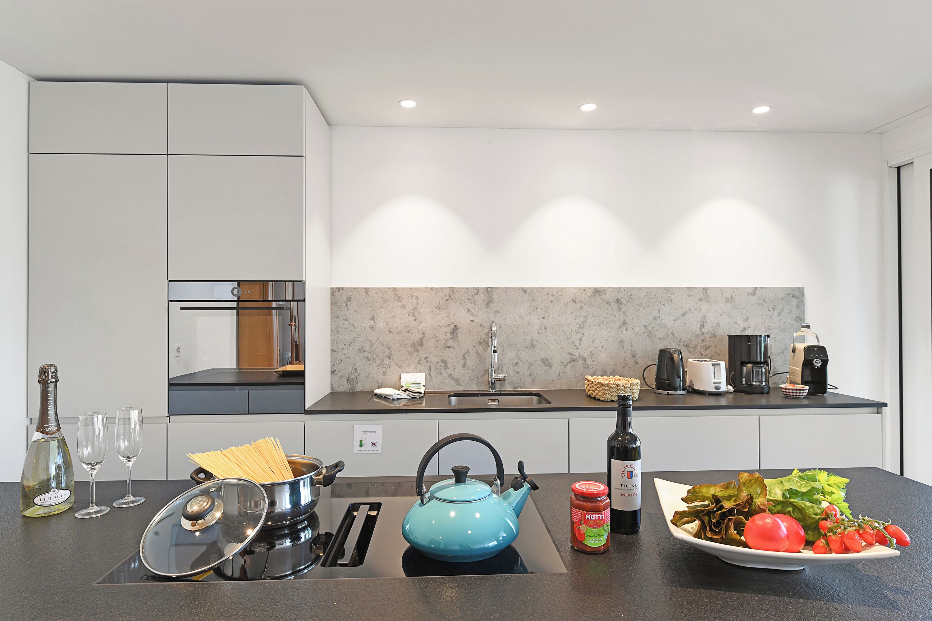 Appartement Familial, plusieurs chambres, 2 salles de bains (Appartamento lago e monti) | Cuisine privée