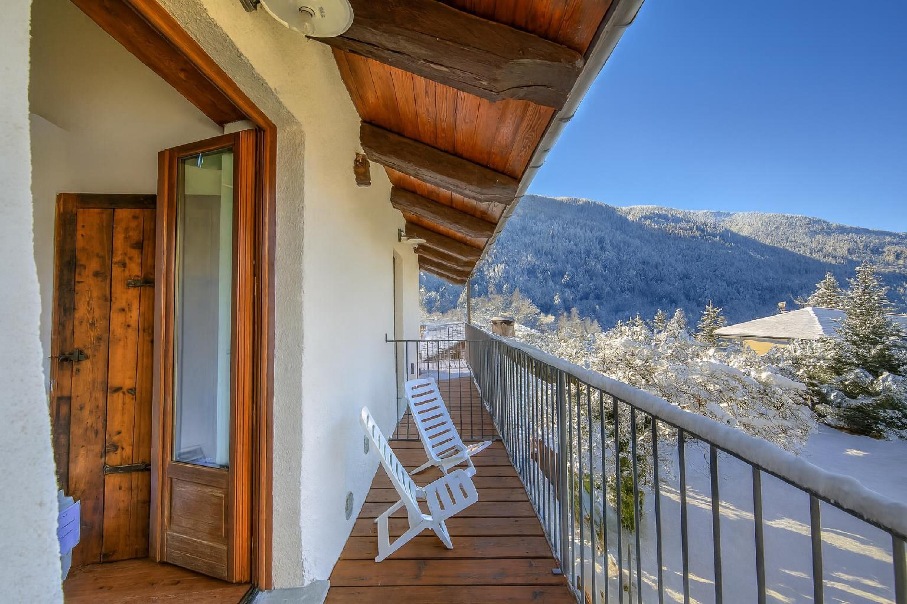 Appartement Familial, plusieurs chambres (San Marco Lodge Apt Mountain Retreat) | Balcon