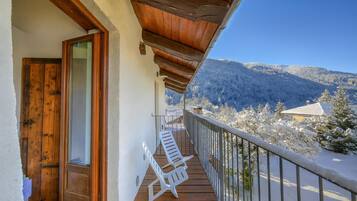 Appartamento familiare, 1 camera da letto (San Marco Lodge Apt Mountain Retreat) | Balcone