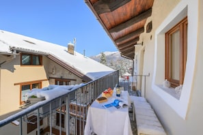 Familienapartment, 1 Schlafzimmer (San Marco Lodge Apt Mountain Retreat) | Balkon