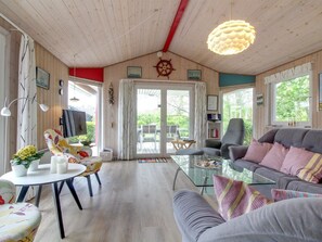 Fernseher, Kamin