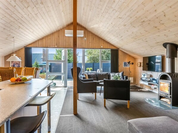 TV, fireplace, DVD player